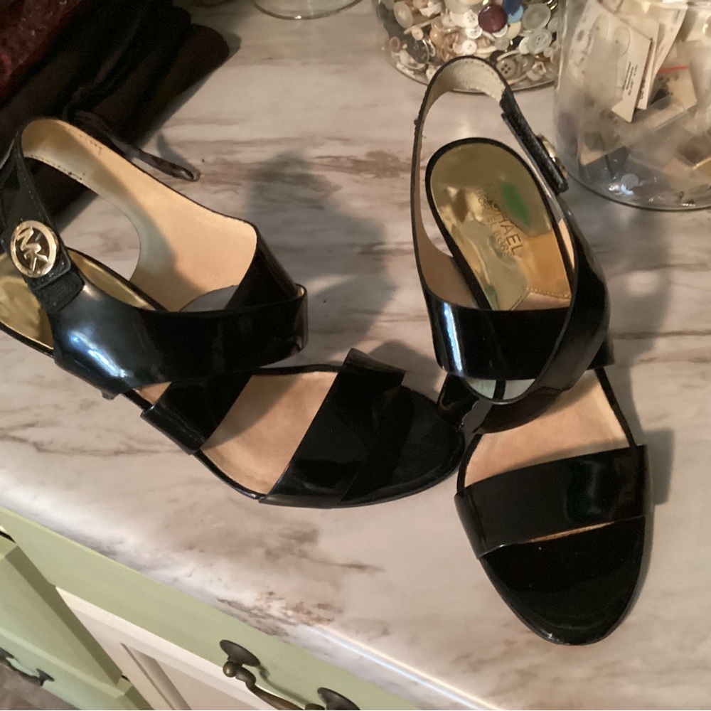 Michael Kors strappy sandals.